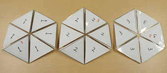不思議な折り紙、たたみかえ六角形で遊ぼう！！